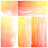 Set of Colorful water color painting background N384