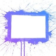 Set of Colorful water color painting background N395
