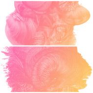 Set of Colorful water color painting background N406
