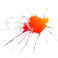 Colorful Water Color splash painting background N5