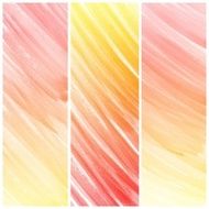 Set of colorful Abstract water color painting background N113