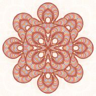 circular striped pattern