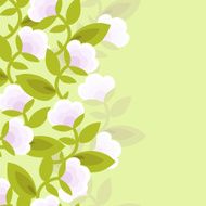 Floral background Seamless border Spring fresh design! N2