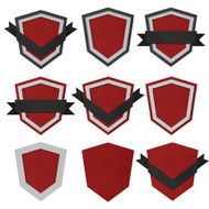 Set of retro vintage badges and labels N38