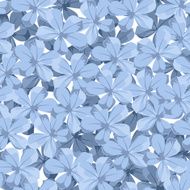 Seamless background with blue flowers Vector illustration N3