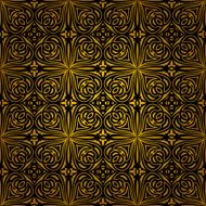 Seamless dark ornament
