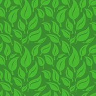 Vector seamless background with leaves N2