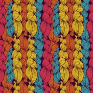 Seamless abstract background with thread