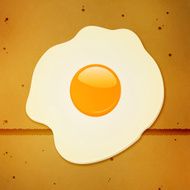 Egg Frying On Sidewalk