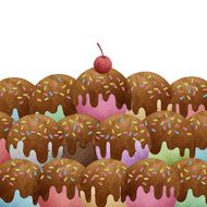 ice cream recycled paper craft N3