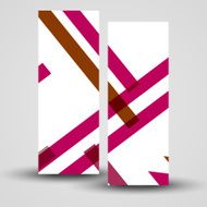 Vector banner set for your design N214