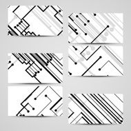 Vector business-card set for your design N489