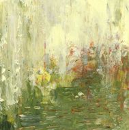 Abstract Background in Yellow and Green