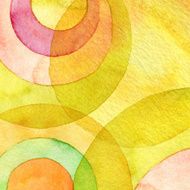 Abstract watercolor circle painted background N10