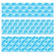 seamlessly sea wave pattern 3