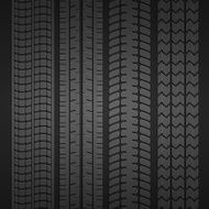 Wheel tire set