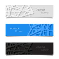 Set of abstract banners N22