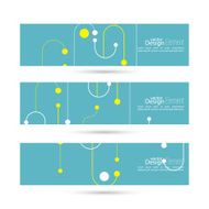 Set of vector banners N9