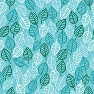 Beautiful spring leaves seamless pattern N5