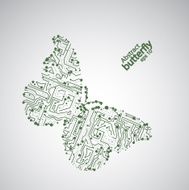 Circuit board butterfly eps 10 N2