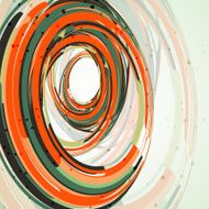 Futuristic abstract shape illustration N16
