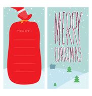 Christmas greeting with Santa Claus