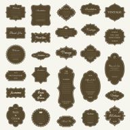 Vector Vintage Frame Set N2