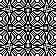 Seamless geometric black and white stripes background simple N5