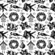 Christmas seamless pattern N215