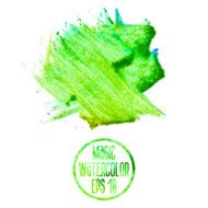 Abstract vector hand-drawn watercolor background N9