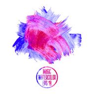 Abstract watercolor splash Paint drop N3