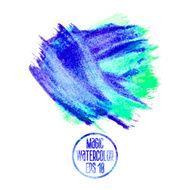 Abstract watercolor splash Paint drop N4