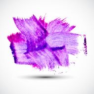 Vector watercolor splashe isolated