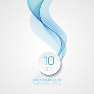 Smoke wave background Vector illustration N12