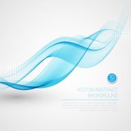 Wave smoke background Vector illustration N6