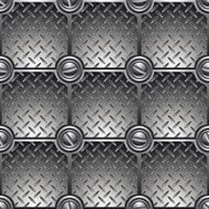 Geometric lined metal seamless pattern