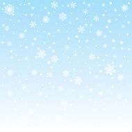 christmas frozen background with snowflakes