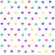 pattern with precious stones