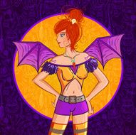 Halloween vector witch N2