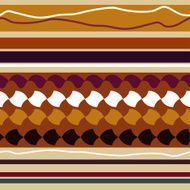 Seamless texture with geometric designs