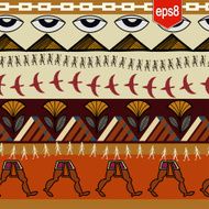 Seamless ethnic pattern with Egyptian elements N2