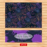 Summer pattern on the background color blots ink N2