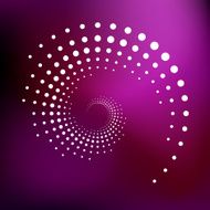 Vector Spiral Graphic Element