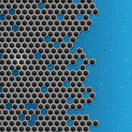 Hexagon metal background N7