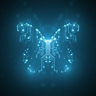 Circuit board background N67
