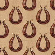 Horse Collar Pattern On Textured Background