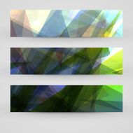 Vector banner set for your design N219
