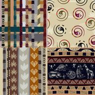 Set of African Tribal patterns N2