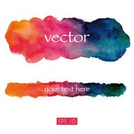 watercolor banners N7