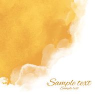 Watercolor yellow sand rough angle